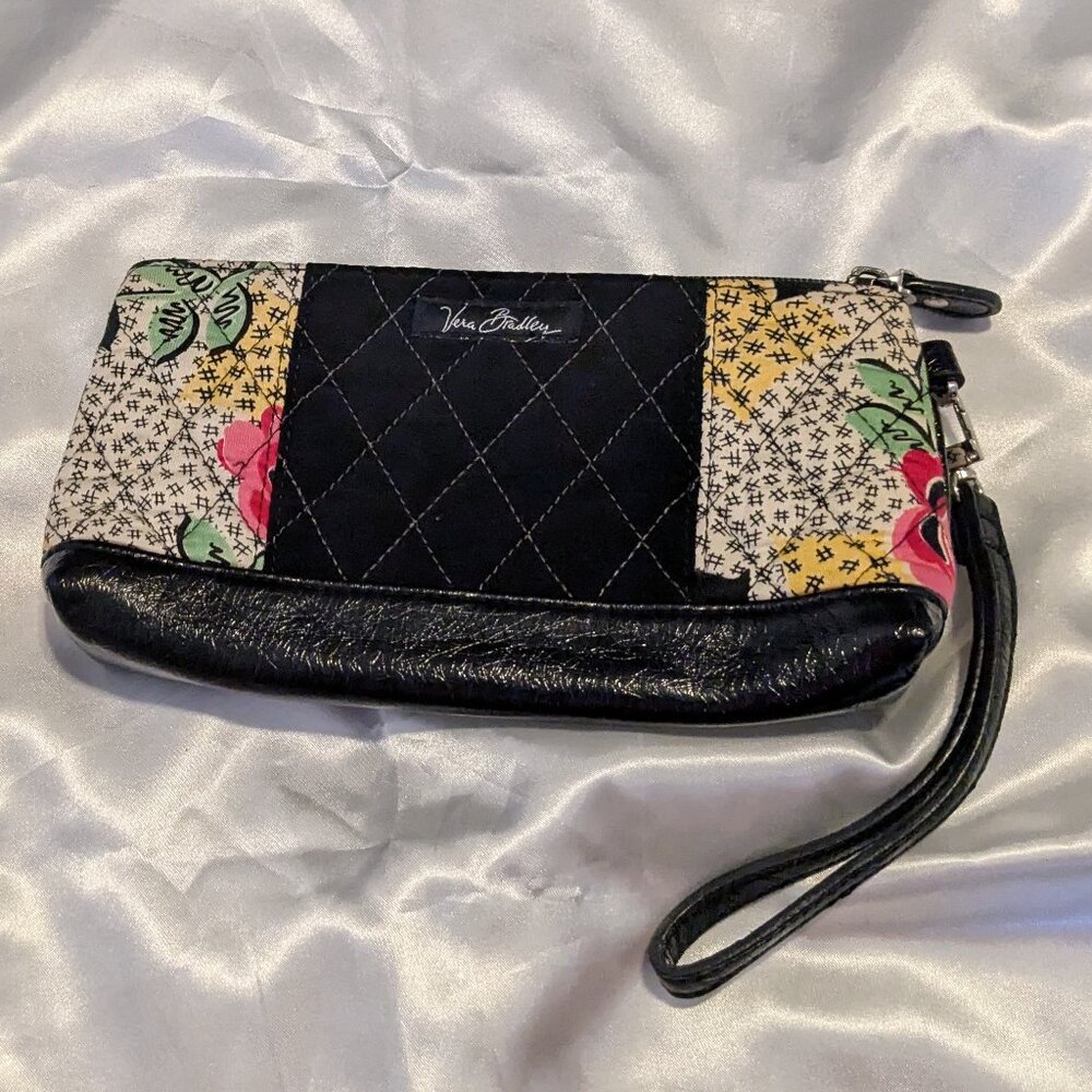 Vera Bradley patchwork collection quilted wristlet